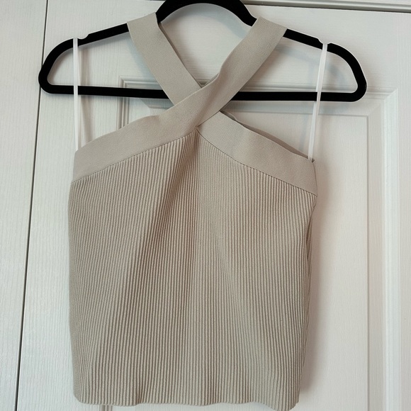 Babaton Aritzia Sculpt Knit Twist Tank - Picture 2 of 3